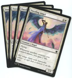 x4 Dazzling Angel - Foundations - Magic the Gathering (MTG) - Image 1