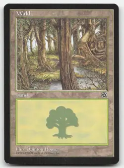 MTG Portal Second Age #152 Forest (German) NM - Image 1
