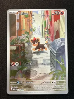 Litleo IR ILLUSTRATION RARE 139/132 Mega Evolution English Pokemon TCG - Image 1