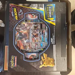 POKEMON Detective Pikachu Greninja GX Case File Collection Box NICE! - Image 1