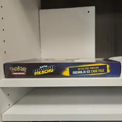 POKEMON Detective Pikachu Greninja GX Case File Collection Box NICE! - Image 4