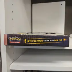 POKEMON Detective Pikachu Greninja GX Case File Collection Box NICE! - Image 5