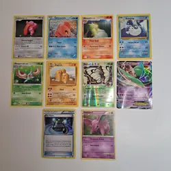 Lot of 10 Various Pokemon Cards from different sets and years. - Image 1