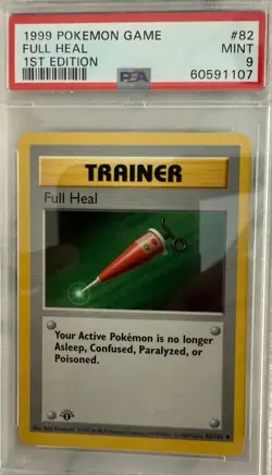 1999 Pokemon Game Full Heal 1st Edition Mint 9 - Image 1