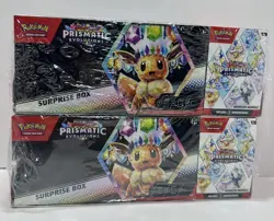 Pokemon Prismatic Evolutions Booster Bundle And Surprise Box 2 Pack. LOT OF 2 - Image 1