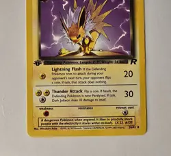Dark Jolteon - 1st Edition - 38/82 Team Rocket - Pokemon TCG WOTC 2000 - LP - Image 3