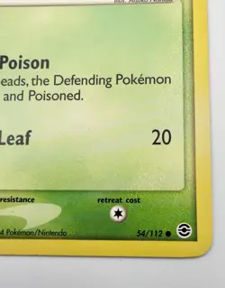 Bulbasaur 54/112 Firered Leafgreen Non Holo MINT 2004 Pokemon TCG - Image 4