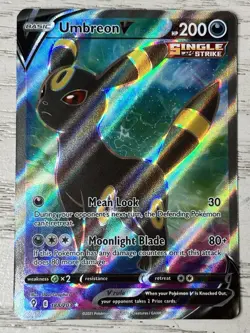 Umbreon V 188/203 Evolving Skies Full Art Ultra Rare SWSH 2021 Pokemon TCG - NM - Image 1
