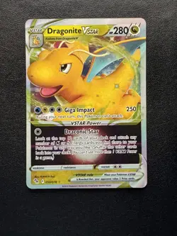 Dragonite VSTAR 50/78 Pokemon GO Holo Rare VSTAR NM - Image 1