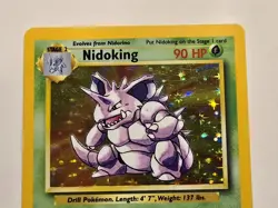 Pokemon Nidoking #11 Base Set (Shadow) Holo 1999 -LP - Image 2