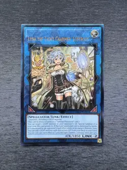 YuGiOh! Lyna The Light Charmer, Lustrous RA04 - Error Misprint Name Shift NM - Image 1