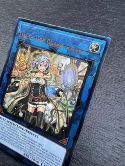 YuGiOh! Lyna The Light Charmer, Lustrous RA04 - Error Misprint Name Shift NM - Image 5