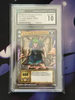 The Speedy Meowban Brothers Siam CH021 One Piece The Quest Begins CGC021 - Image 1