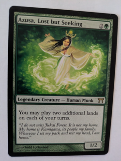 Azusa, Lost but Seking Champions of Kamigawa MTG NM Free shipping&tracking - Image 1