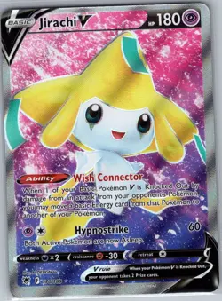 Jirachi V (Full Art) 170/189 SWSH10: Astral Radiance - Pokemon Card - NM - Image 1