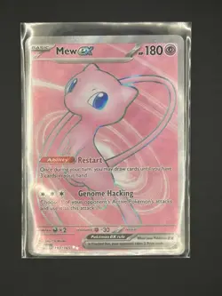 2023 Mew EX 193/165 Scarlet And Violet Full Art Pokemon Card - Image 1