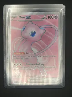2023 Mew EX 193/165 Scarlet And Violet Full Art Pokemon Card - Image 3