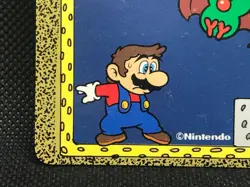 Mario Swooper Super Mario World Mario bros Card Topsun Nintendo Japan F/S - Image 4