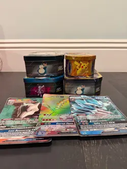Pokemon Mystery Box - 600+ cards - Good Quality - Opened - Rare Cards - Tag Team - Image 1