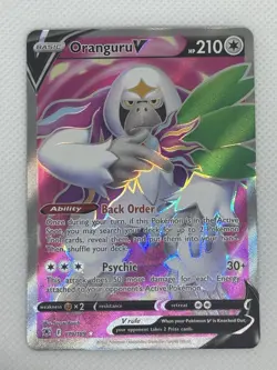 Pokemon Oranguru v TCG SWSH Astral Radiance Holo Card 179/189 NM/M Condition - Image 1