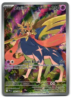 Zacian 100/094 - Phantasmal Flames Illustration Rare Pokemon TCG - NM Card - Image 1