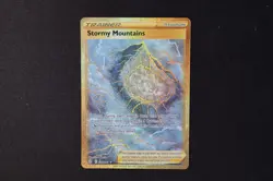 Stormy Mountain 232/203 Holo Shiny Pokemon Card Evolving Skies 2021 NEAR MINT - Image 1