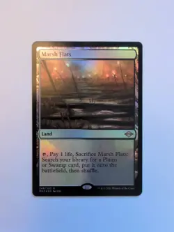 Marsh Flats Foil NM Condition Modern Horizons 2 Magic: The Gathering - Image 1