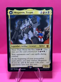 Megatron, Tyrant – BOT – Transformers – Mythic – NM – MTG - Image 1