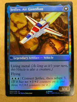MTG 1x FOIL Jetfire, Ingenious Scientist # 3 Universes Transformers Magic x1 NM - Image 2