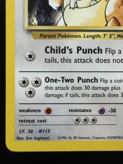Pokemon TCG Blaine's Kangaskhan 36/132 Gym Heroes Uncommon Card - Image 4