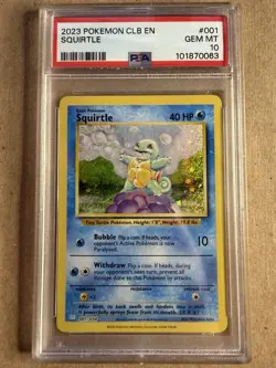 Pokemon TCG Squirtle Classic Collection 2023 PSA 10 - Image 1