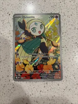 Meloetta 026 Illustration Rare Full Art Black Star Promo Pokemon Pack Fresh NM - Image 1
