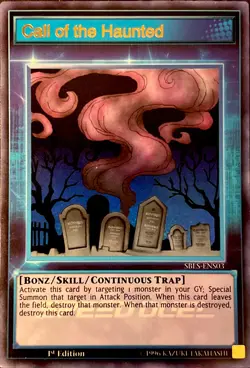 Call of the Haunted (Skill Card) SBLS-ENS03 1st Edition Ultra Rare VLP - Image 1