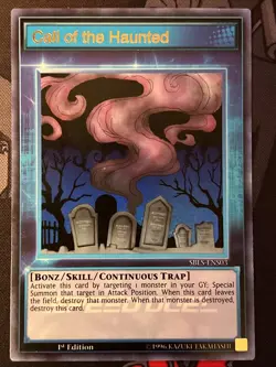 Call of the Haunted (Skill Card) SBLS-ENS03 1st Edition Ultra Rare VLP - Image 2