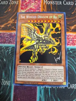 Yu-Gi-Oh! The Winged Dragon of Ra (Alternate Art) MP19-EN009 Prismatic Secret NM - Image 1