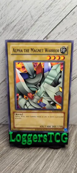 Yu-Gi-Oh! Alpha The Magnet Warrior / RP02-EN089 UNLIMITED NM REPRINT - Image 1