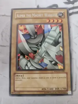 RP02-EN089 Alpha The Magnet Warrior Rare Unlimited Edition NM Yugioh Card - Image 1