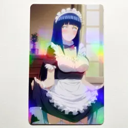 Naruto Hinata Hyuga Sexy Doujin Waifu Girl Anime Art Goddess Card - Image 1
