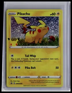 SWSH: Sword & Shield Promo Cards Holo #SWSH039 Pikachu - Image 1