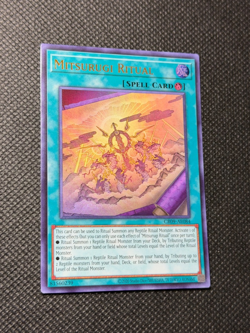 Yugioh Asian English CR09-AE084 Mitsurugi Ritual Ultra Rare Card - Image 3