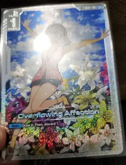 [ENGLISH] Gundam Card Game Overflowing Affection GD03 / GD01-110 U+ (SP) Alt Art - Image 2