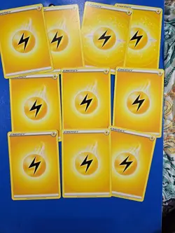 Lot of 10 Pokemon TCG Energy Cards - Electric Type - Image 4