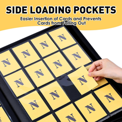 16 Pocket Card Binder,1280 Pockets Ringless Trading Card Binder,Premium Zipper C - Image 5
