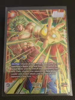 Broly FB08-122 SCR Secret Rare Dragon Ball Super Card Game Battle Card - Image 4