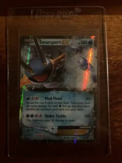 Pokemon TCG Swampert Ex XY55 2015 Promo Card Lightly/Moderatly Played - Image 1