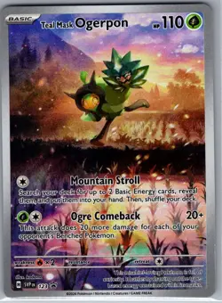 Teal Mask Ogerpon SVP 123 SV: Scarlet & Violet Promo Cards - Pokemon Card - NM - Image 1