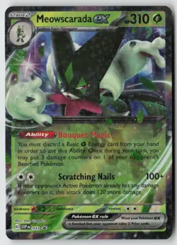 Meowscarada ex - 033 - SV: Scarlet & Violet Promo Cards Holo - PTCG - Image 1