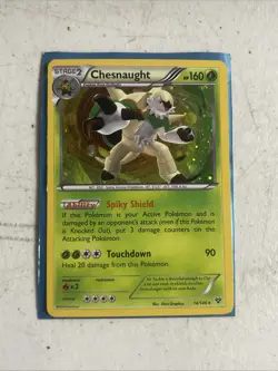 Chesnaught 14/146 Cosmos Holo Rare XY Base Set Pokemon Card - Image 1