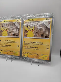 2x Pokemon TCG Promo Oversized Card - Pikachu at the Museum (Sealed) - UK - Image 3