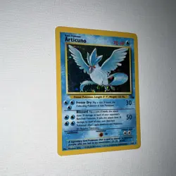 Pokemon Articuno Holo Rare 70 HP Fossil 2/62 1999 Unlimited English TCG Card - Image 3
